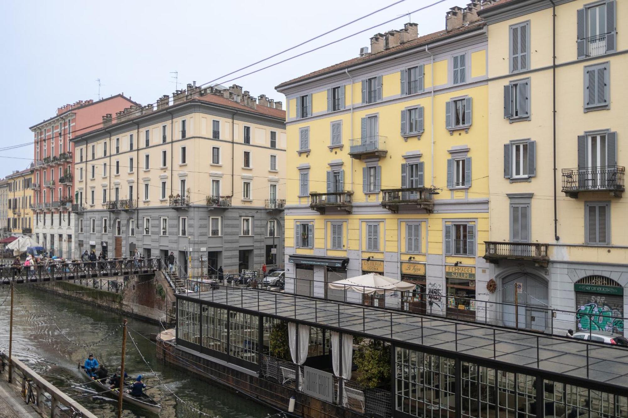 Navigli Dimora Storica Con Vista Sul Canale Mailand Exterior foto