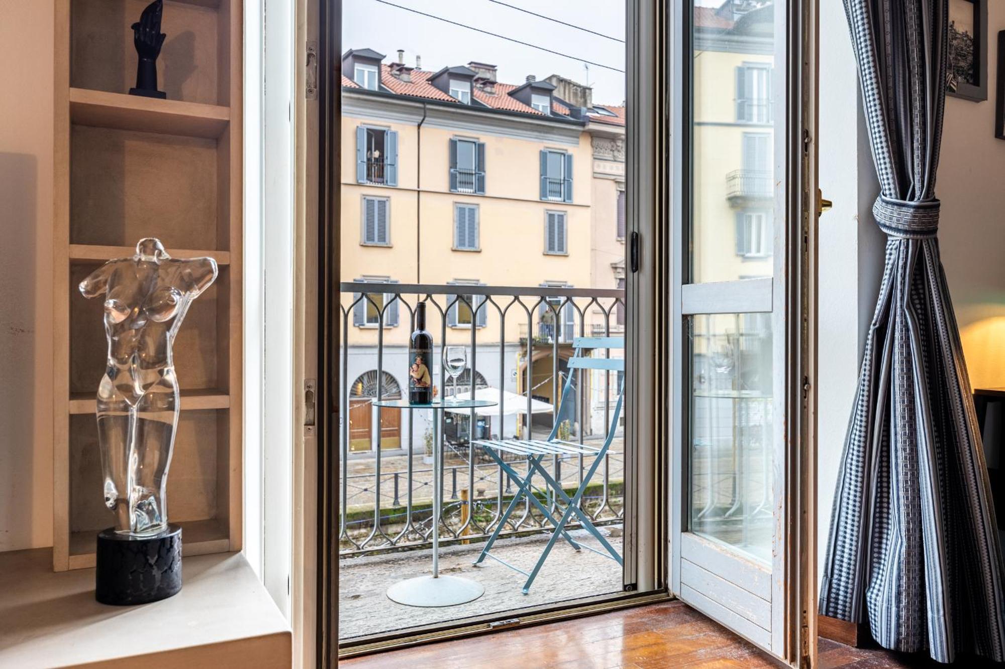 Navigli Dimora Storica Con Vista Sul Canale Mailand Exterior foto